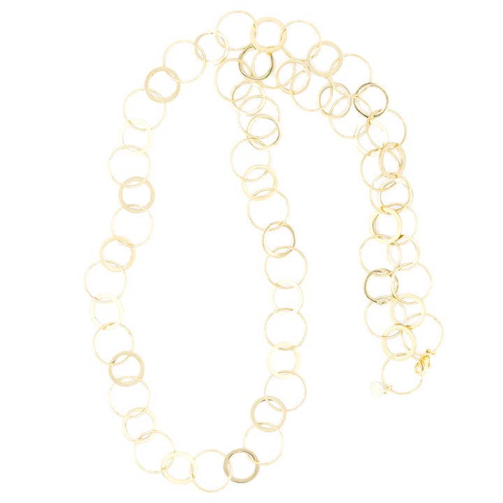 Circle Chain Chain 03 Long link chain with big rings for wholesale by Sergio Engel jewellery