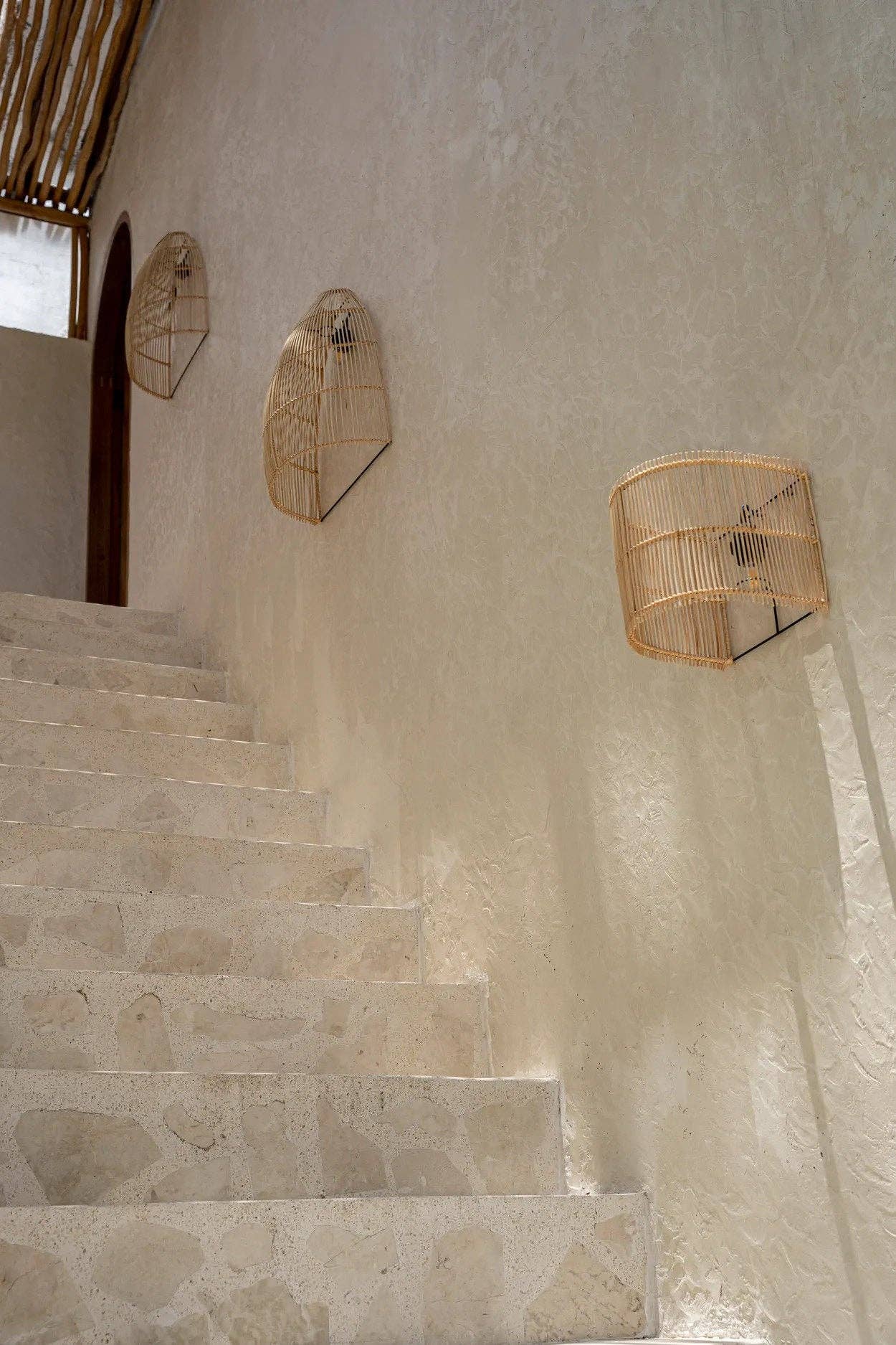 Bazar Bizar Living – Großhandel 3D-Wandkunst – The Gigi Wandleuchte - Natur - S4