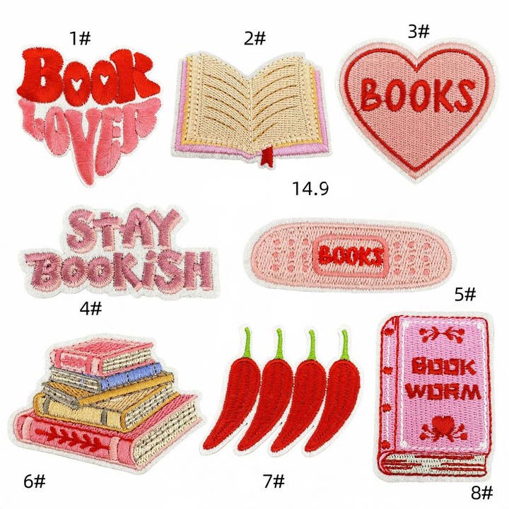 ACCITY - Wholesale Patch - BOOK SERIES GRAFFITI EMBROIDERY CLOTHING PATCHES_CWMM40608