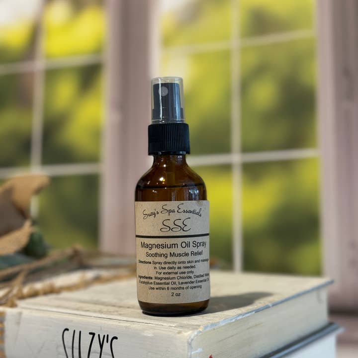 Suzy Spa Essentials - Wholesale Aromatherapy Mist - Magnesium Oil – Lavender + Eucalyptus Muscle & Sleep Spray6