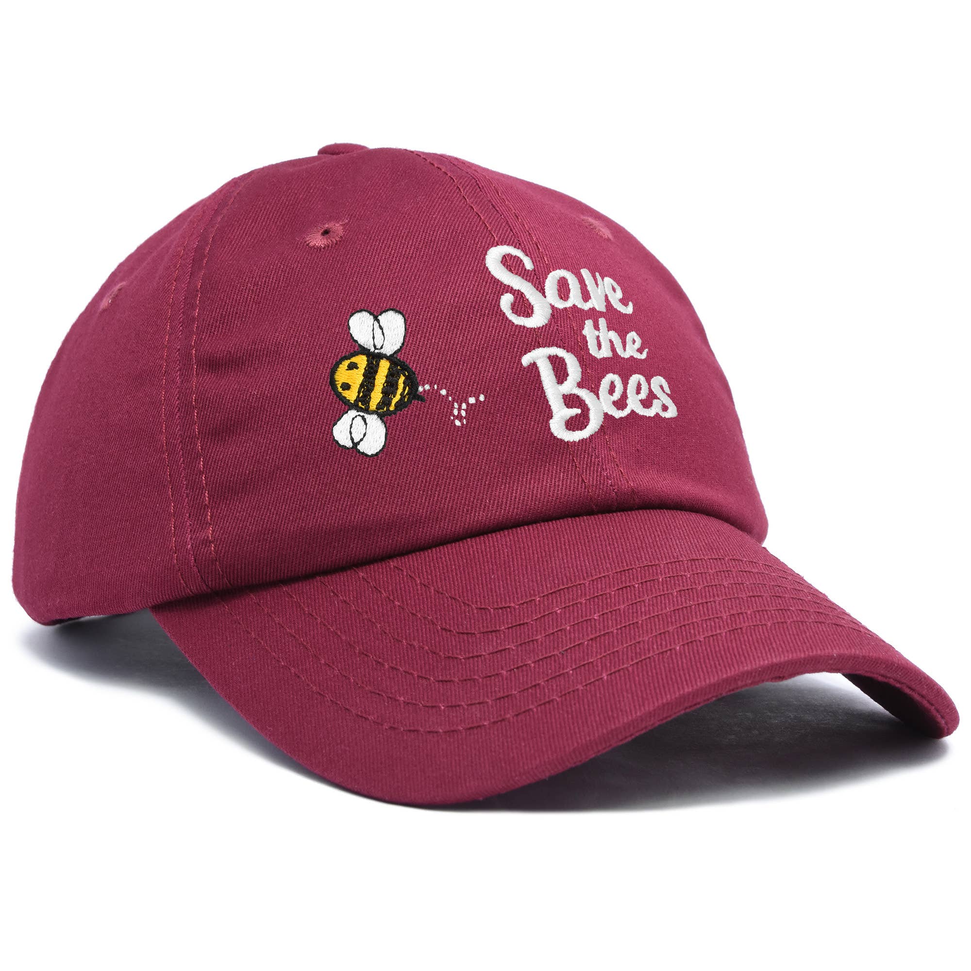 Dalix - Wholesale Baseball Cap - Women's - DALIX Save The Bees Baseball Cap Dad Hat Womens Girls43
