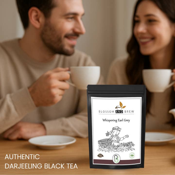 Blossom & Brew - Wholesale Loose Tea - Earl Grey Black Tea- Whispering Citrus & Vanilla Smooth1