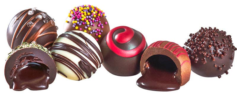 Chocolate Chocolate Chocolate Company - Wholesale Chocolate Box - 7 PC Artisan Truffles (3.5 OZ) - CASE/122