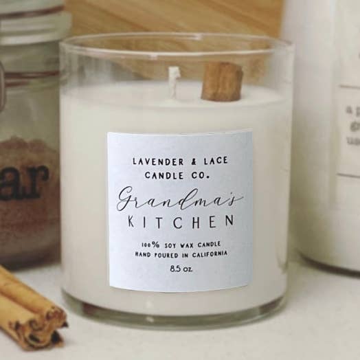 Vela de cocina de la abuela para venta al por mayor de Lavender & Lace Candle Co