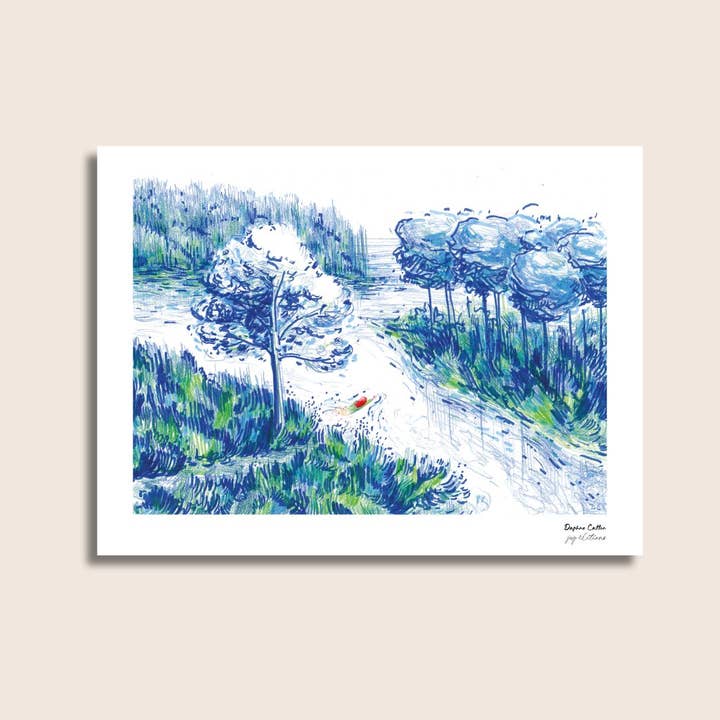 Plakat - Daphné Catton - Baden für den Großhandel von JOG | Maison d’éditions