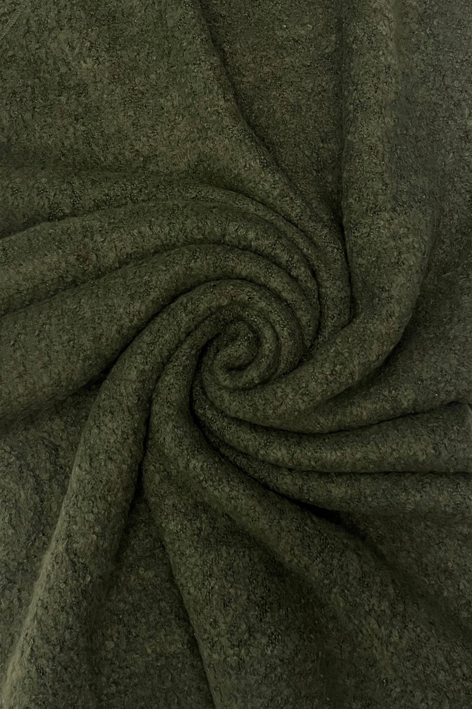 Fashion Scarf World - Wholesale Scarf - Women's - Plain Boucle Diagonal Edge Wool Scarf34