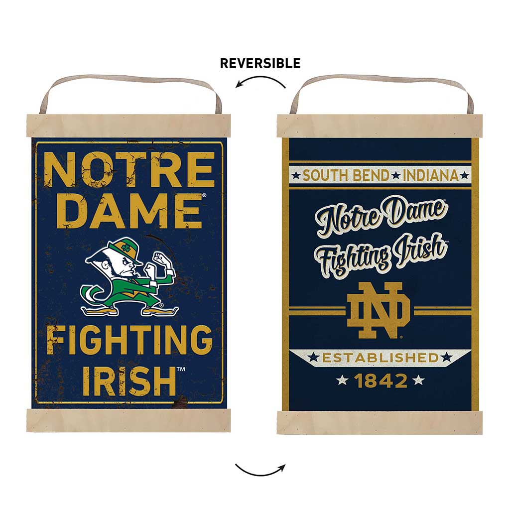 KH Sports Fan - Wholesale Banner - Reversible Banner Faux Notre Dame Fighting Irish0
