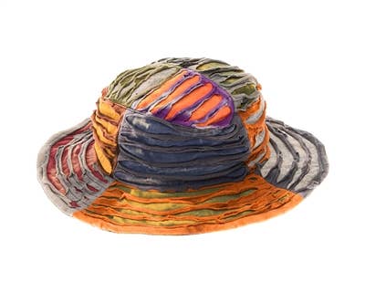 DNMC - Wholesale Bucket Hat - Women's - Hippie Bucket Hat - Distressed Tie Dye Sun Hat Made in Nepal