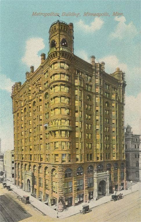 Found Image Press - Wholesale Sticker - Sticker MN-384 Metropolitan Building, Minneapolis0