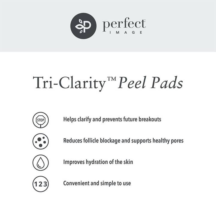 Perfect Image - Wholesale Facial Peel - Tri-Clarity Peel Pads (Daily-Use)