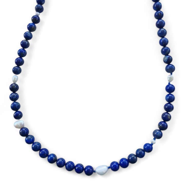 Collana di perle Sugarloaf in lapislazzuli per la vendita all'ingrosso da parte di PearlGem Designs
