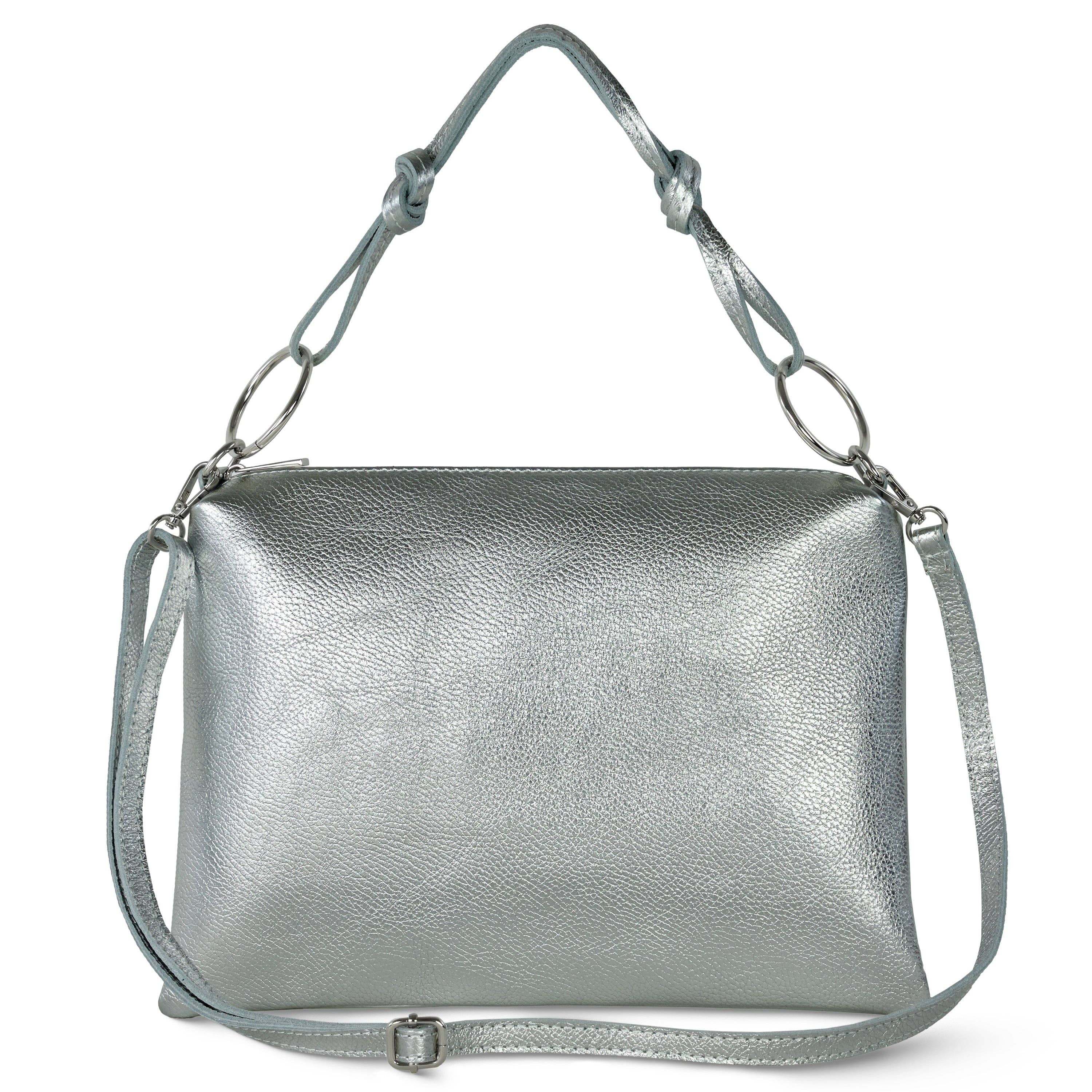 TAKEASY - Wholesale Shoulder Bag - Women's - Italian Genuine Metallic Calf Leather Shoulder Bag 1715517