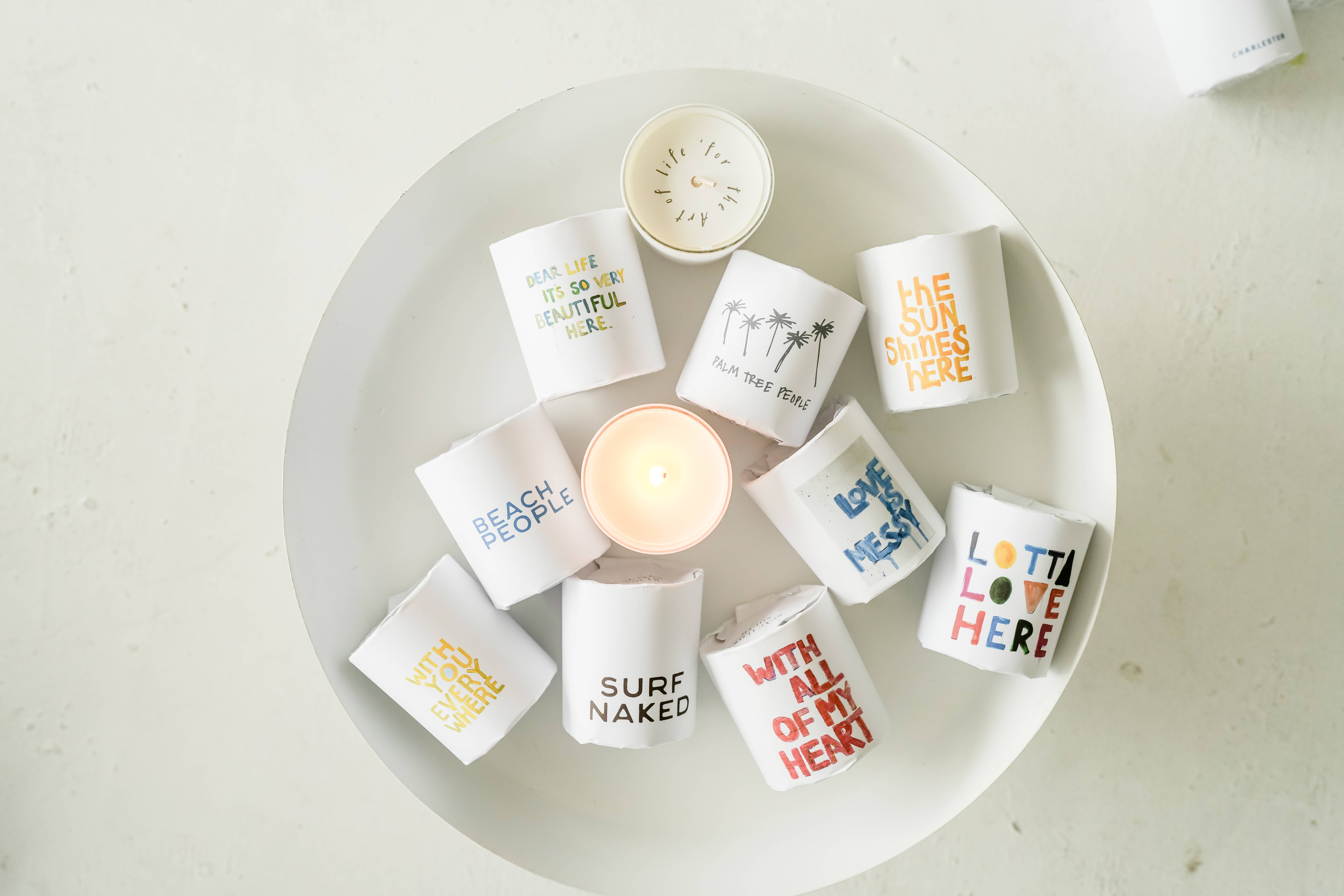 Bungalow South - Wholesale Jar/Filled Candle - "With all of My Heart" 10 oz Soy Candle 2