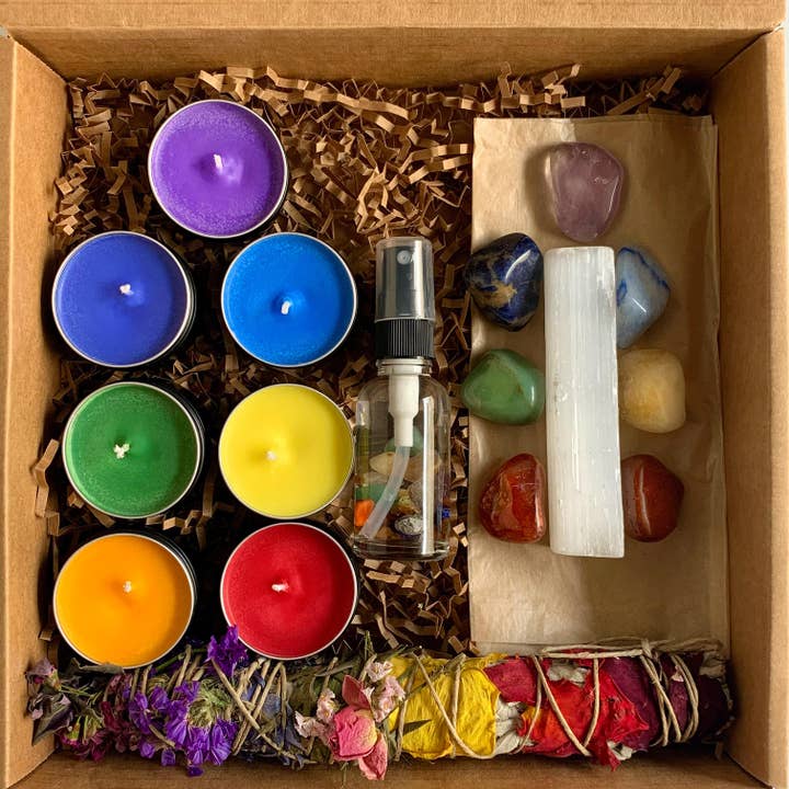 Chakra Crystal Healing Kit for wholesale by Pranava Spiritual Shop