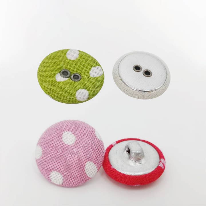Max-Link Solutions Ltd - Wholesale Craft Supplies - Darnn Fabric Craft Buttons, Pattern Cloth Covered Buttons4