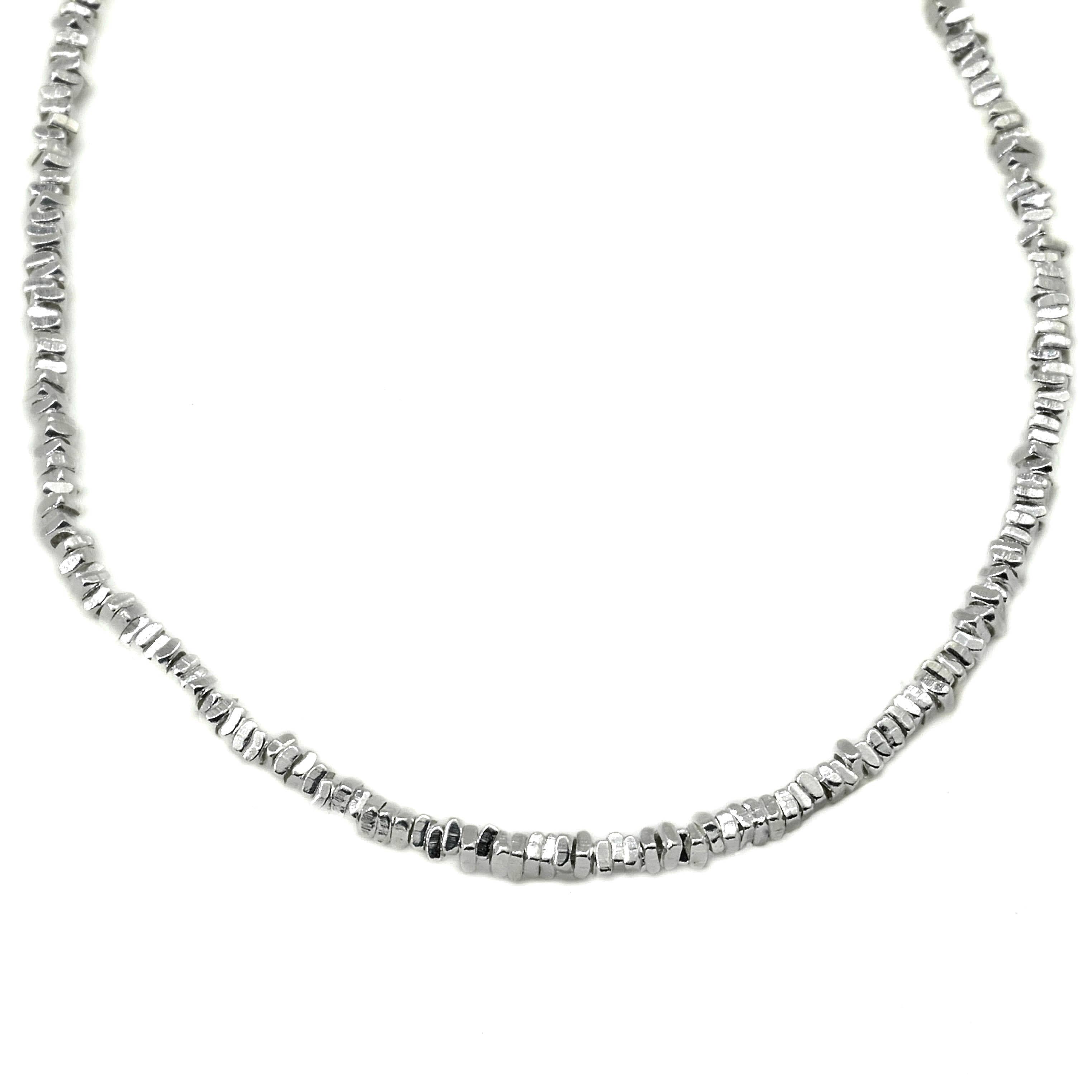 Blueyejewelry - Wholesale Choker/Collar - 925 Sterling Silver Beaded Choker - Silver Bead Necklace5