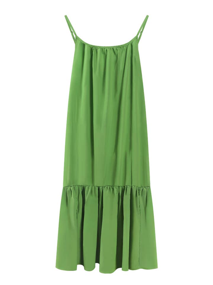 Chlamys Varia Long Beach Dress-Green in Paris for wholesale by Chlamys Varia by MrMiss