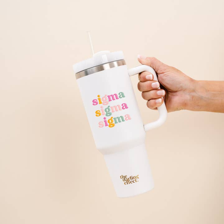 The Darling Effect - Wholesale Insulated Mug/Tumbler - 40oz Sorority Take Me Everywhere Tumbler - 19 Chapters Avail12