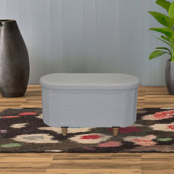 Aria Home – wholesale Ottoman – Esme Ottoman With Boucle Storage Bench23