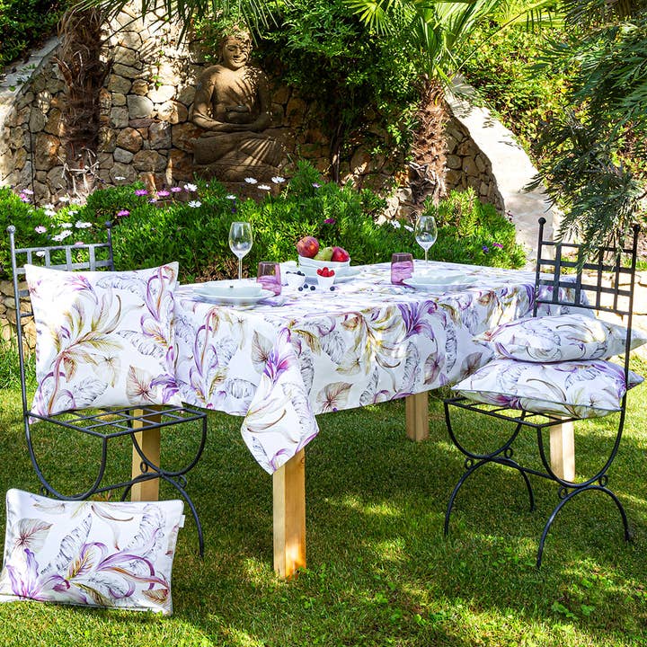 Naf Naf Linge Maison - Wholesale Tablecloth - Stain-resistant resin-coated tablecloth 100% cotton ULUTU1