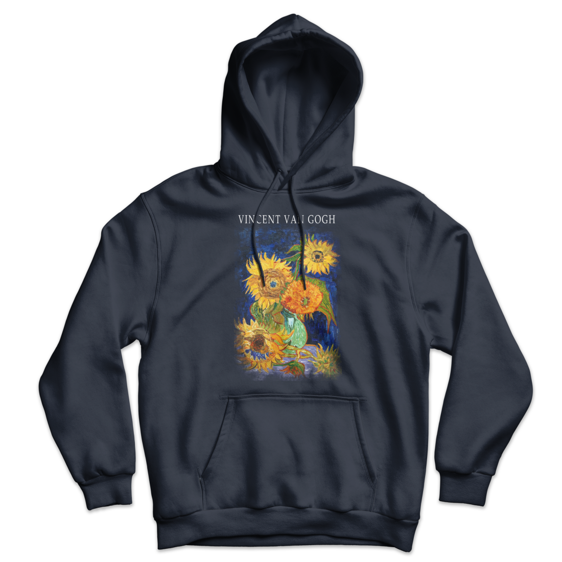 Art-O-Rama Shop - Wholesale Hoodie - Unisex - Van Gogh Five Sunflowers Art Hoodie1