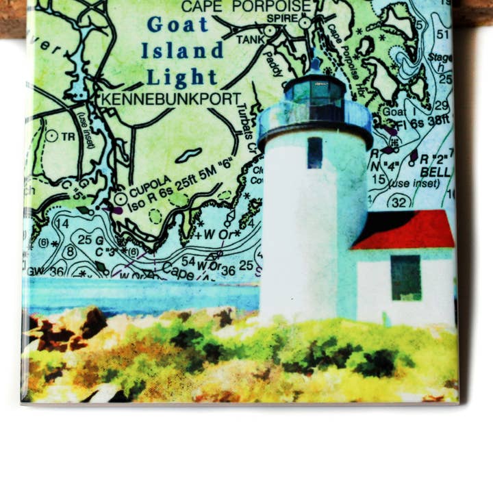 The Traveled Lane® - Wholesale Coasters - Single Ceramic Custom Designed Map Coaster
