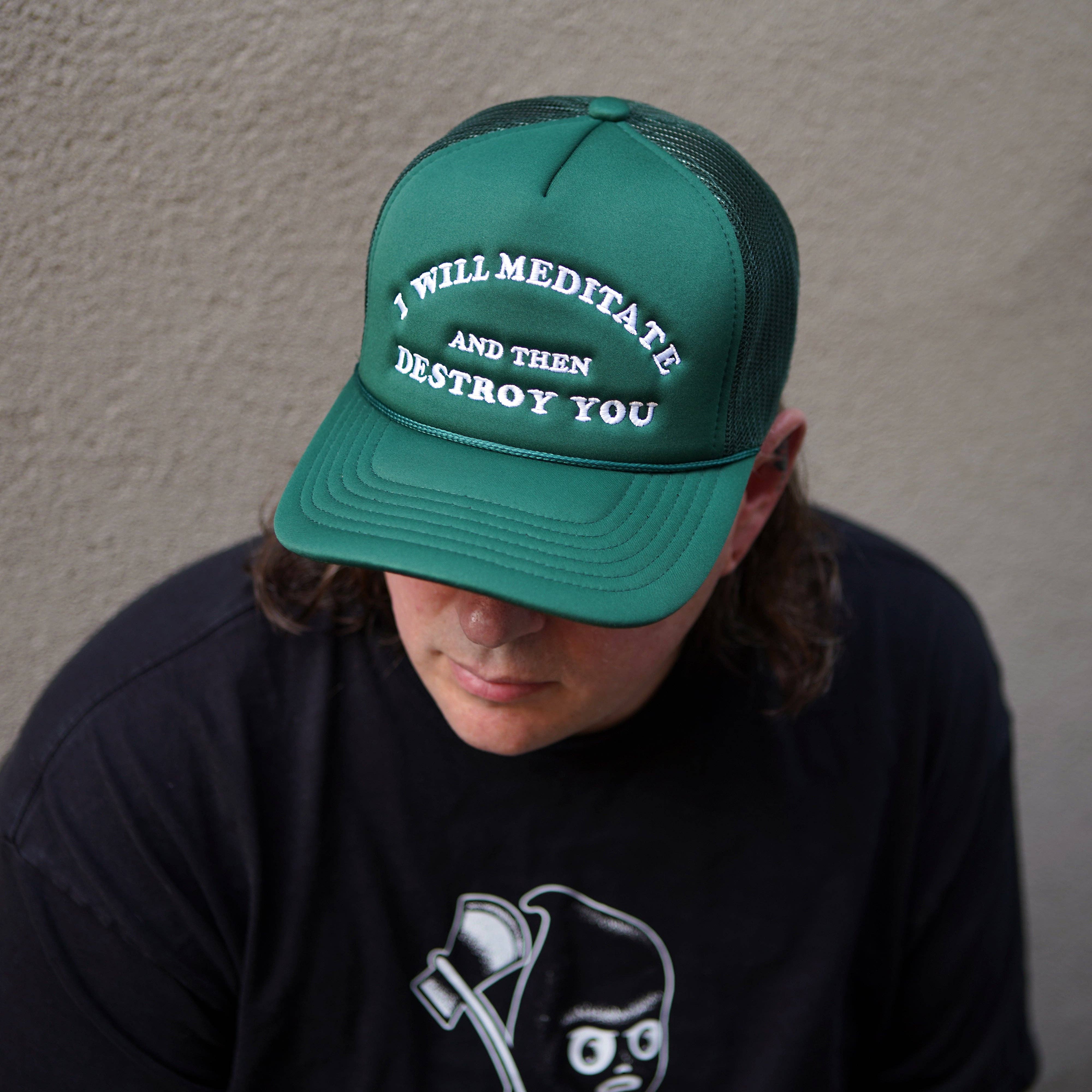 Stuntin Goods - Wholesale Trucker Hat - Unisex - Yoga Flame Foam Trucker Hat1