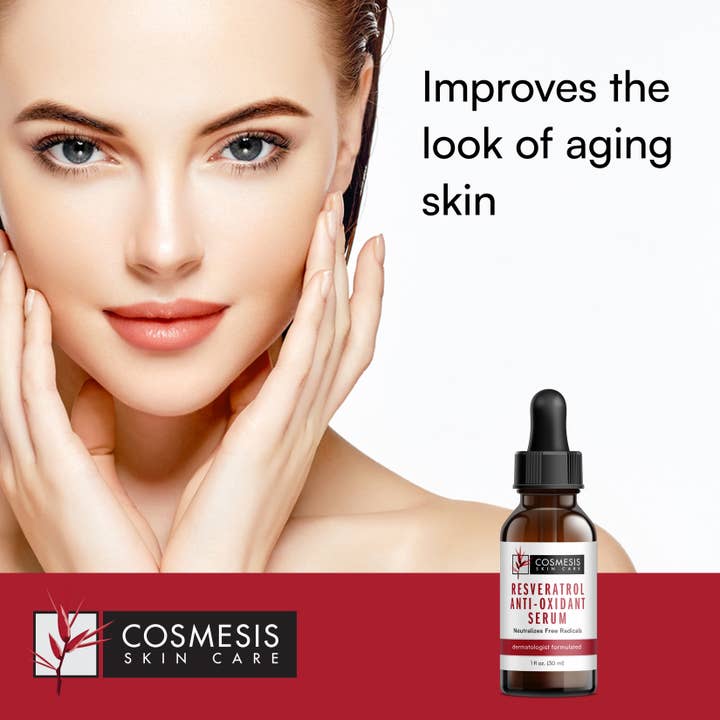 Cosmesis Skin Care - Wholesale Facial Serum/Concentrate - Resveratrol Anti-Oxidant Serum