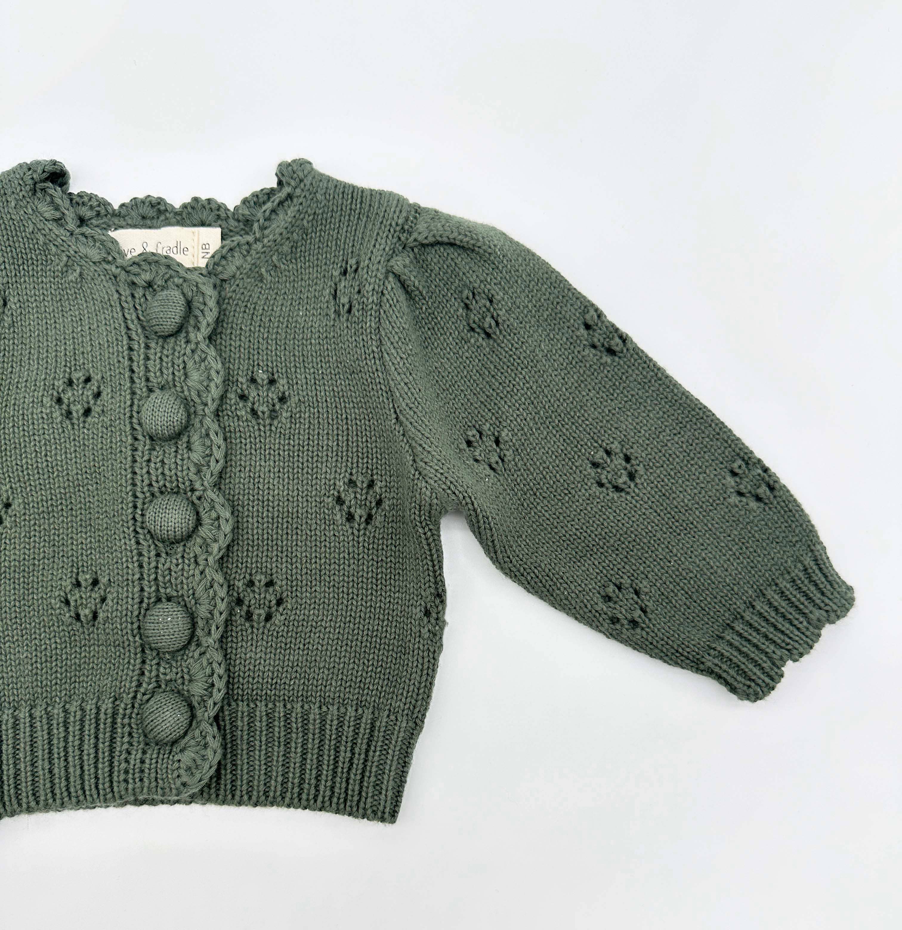OLIVE & CRADLE – wholesale Kofta - Baby – Anita Cardigan6