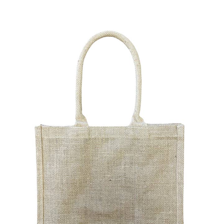 BAGANDCANVAS - Wholesale Tote Bag - Unisex - Customized Value Square Burlap Tote Bag With Your Logo/Text6