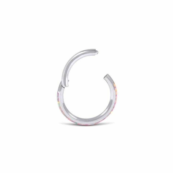 Twilight London - Wholesale Hoop Earrings - Nova Opal Clicker Hoop2