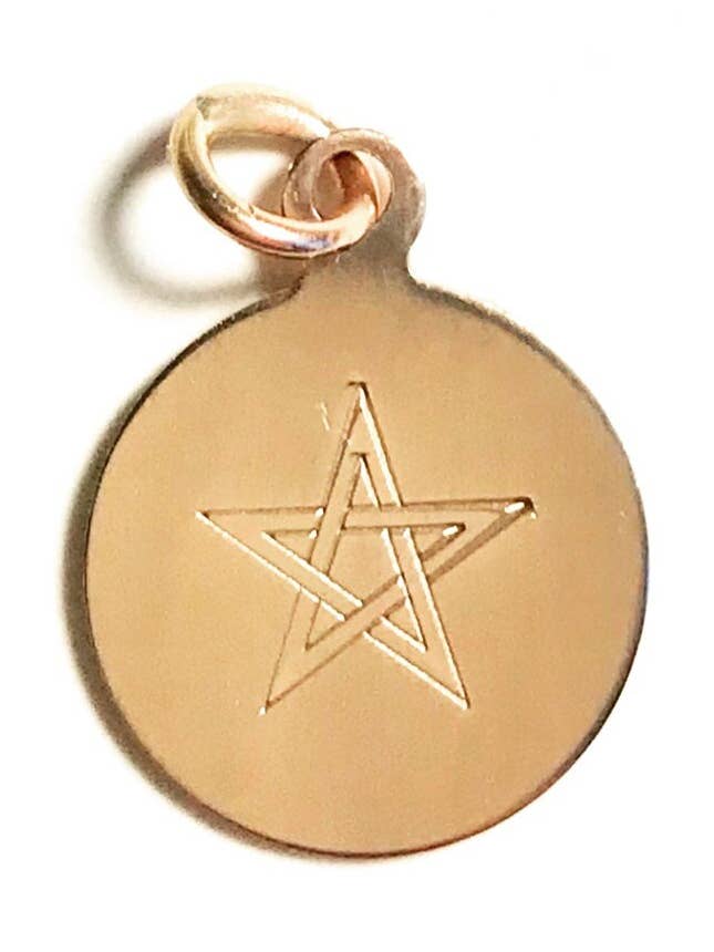 Collana con ciondolo Pentagramma Asso di Monete per la vendita all'ingrosso da parte di Azamel