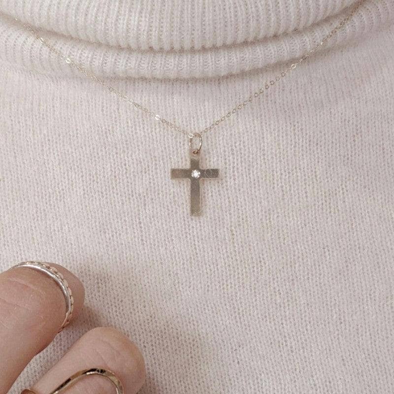 Nashelle Jewelry - Wholesale Pendant/Charm Necklace - Diamond Cross Necklace3