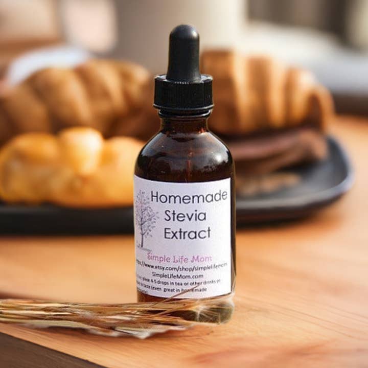 Simple Life Mom - Wholesale Sugar/Sweetener - HOMEMADE STEVIA EXTRACT - homegrown organic stevia leaf for tea, coffee, health, weight loss2