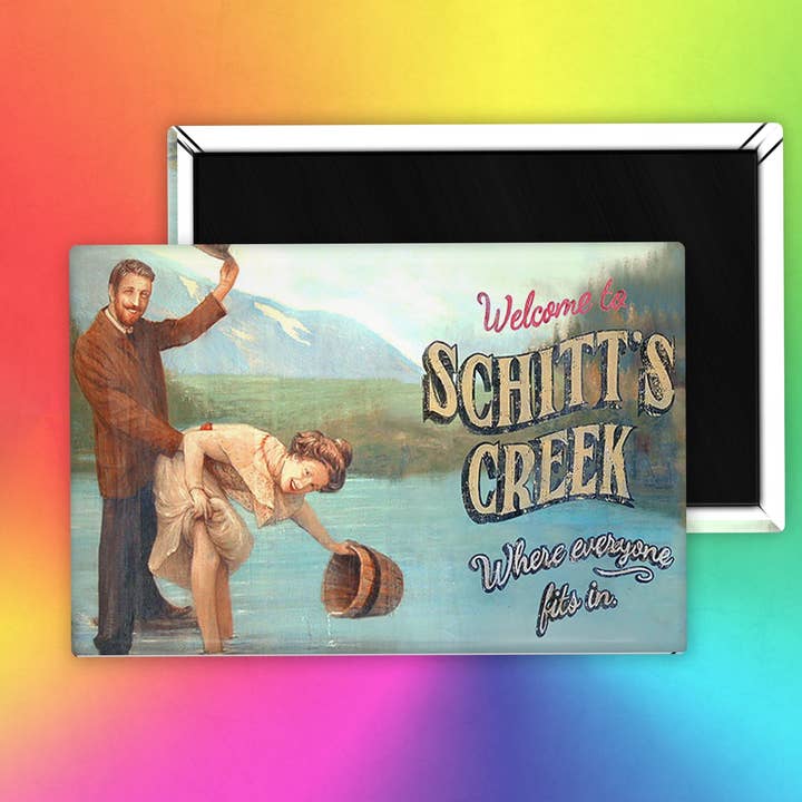 The Foxy Hipster - Wholesale Magnet - S.C. Welcome to Schitt's Creek Fridge MagnetÂ