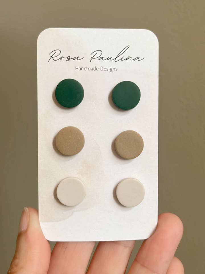 Boho Lightweight Statement Stud Earrings for Everyday Wear for wholesale by Rosa Paulina Designs