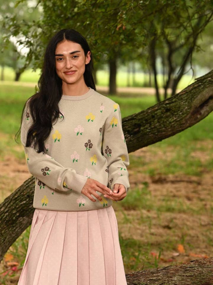 Emerson Crew Tröja - Höstblommig för wholesale av Sugar Bee Clothing