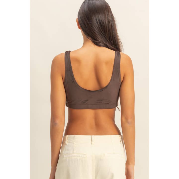 Double Zero - Wholesale Bralette - Women's - V-Neck Crop Bralette Top8