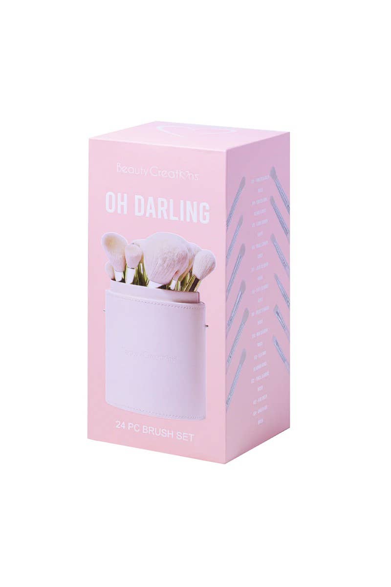 PINEAPPLE Beauty - Wholesale Makeup Brush Set - Beauty Creations BS-OD Oh Darling 24pc Brush Set - 3 set2