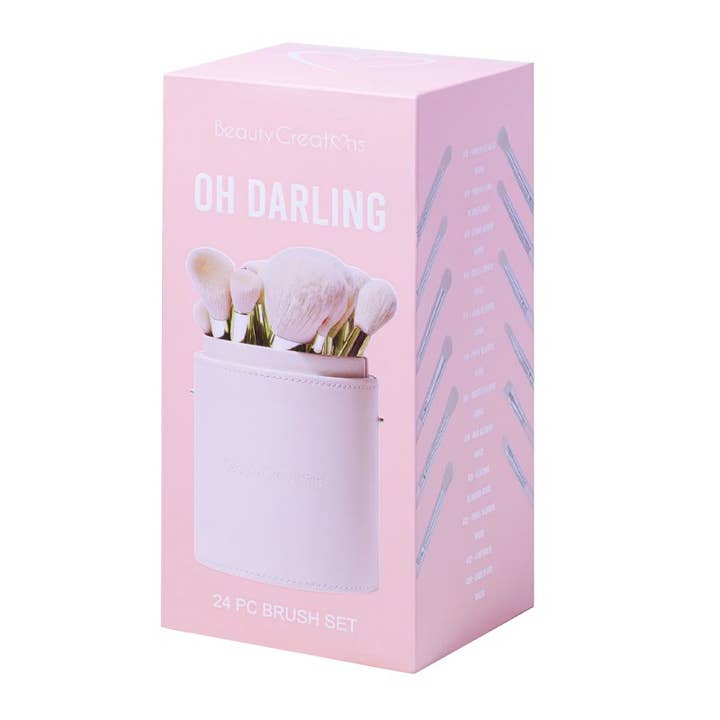 PINEAPPLE Beauty - Wholesale Makeup Brush Set - Beauty Creations BS-OD Oh Darling 24pc Brush Set - 3 set2
