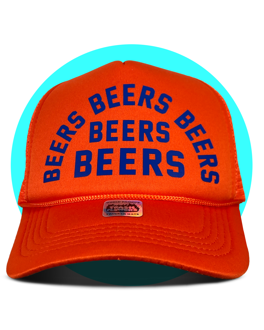Trash Flowers Trucker Hats - Wholesale Trucker Hat - Unisex - Beers Beers Beers Trucker Hat6