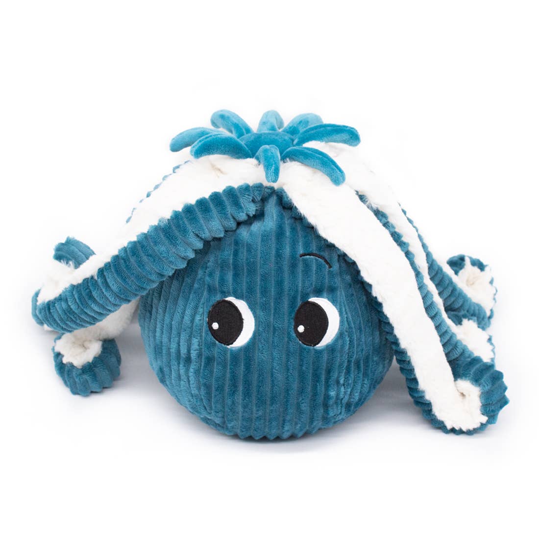 Les Déglingos, France - Wholesale Knuffels - Kinderen en baby - LES PTIPOTOS - 45 cm knuffel blauwe octopus mama met baby3
