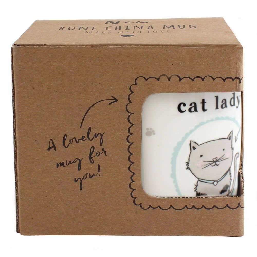 Something Different Wholesale - Wholesale Coffee Mug - Crazy Cat Lady Boxed Mug1