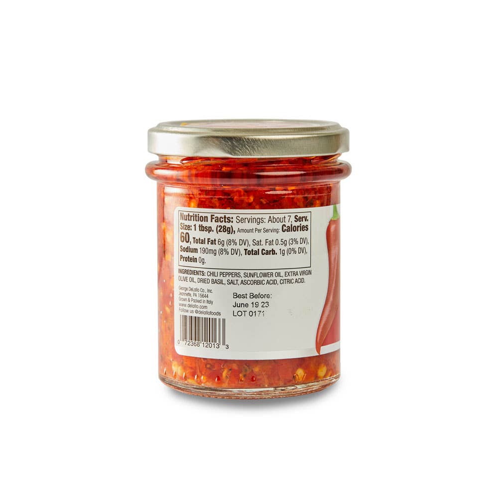 Delallo - Wholesale Hot Sauce - Crushed Calabrian Chili Peppers1