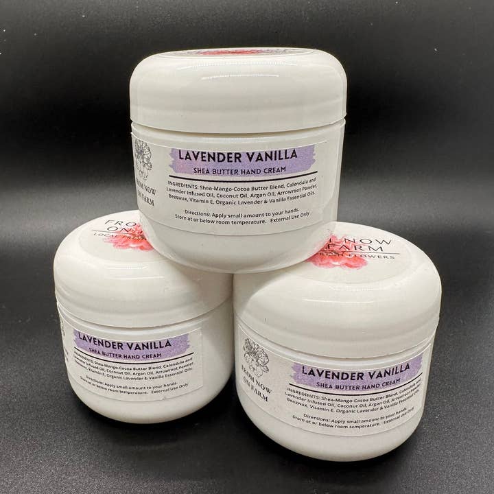 Lavender Vanilla Hand Cream for wholesale by From Now On Farm