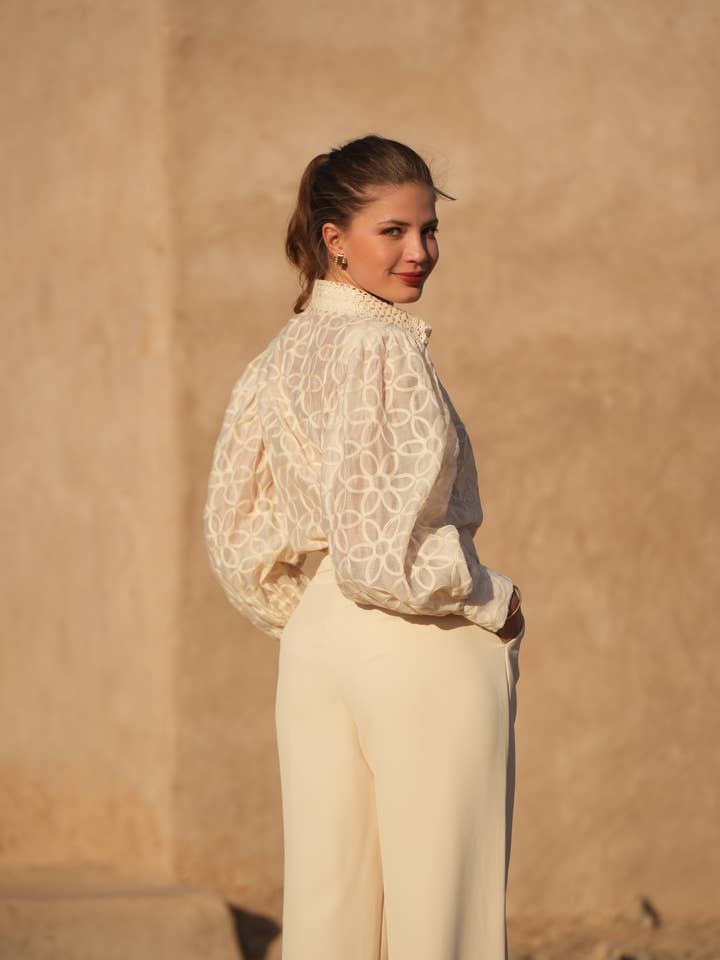 LULUMARY – Großhandel Bluse – Damen – Spitzenhemd CH232A3