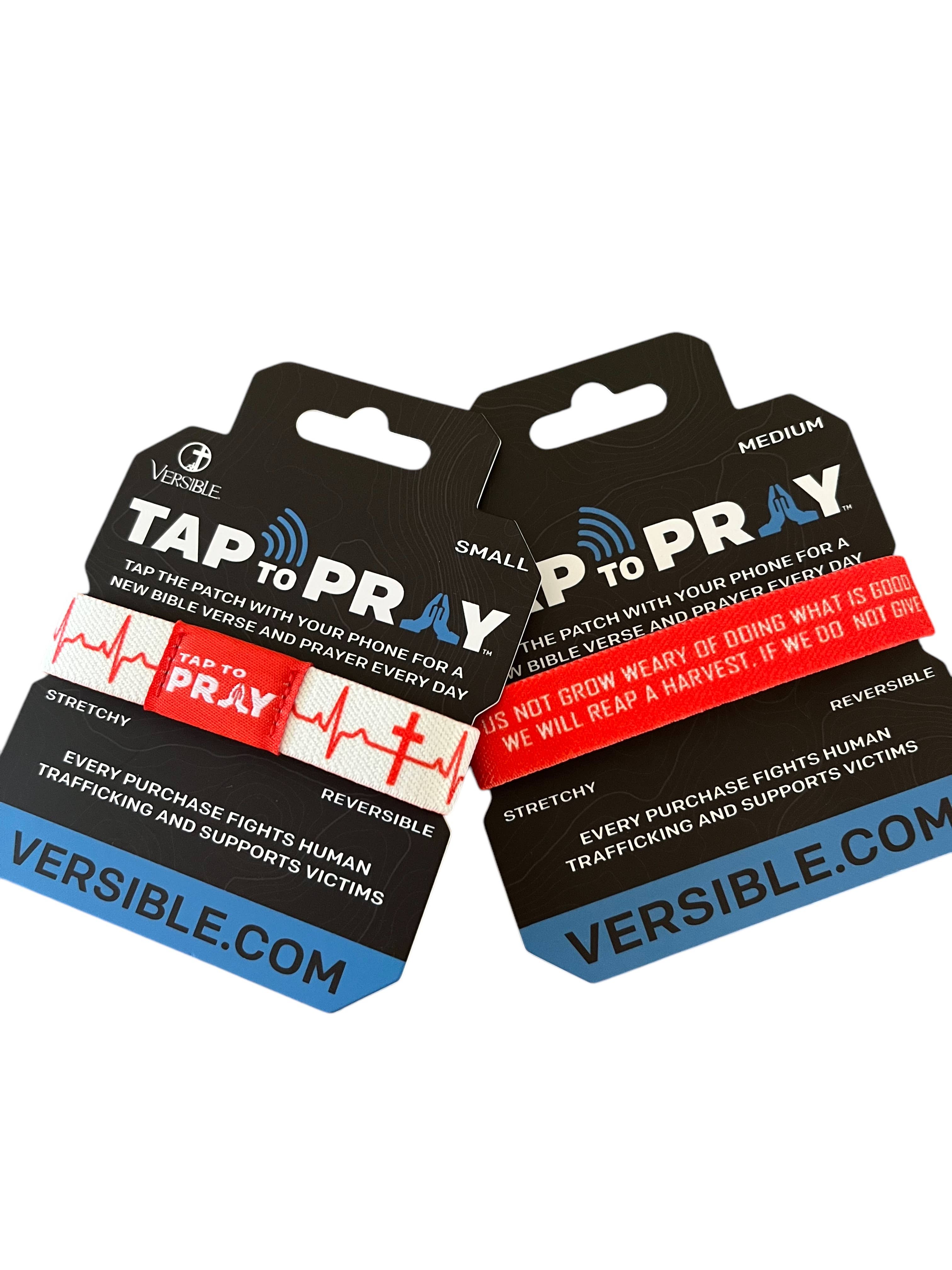 Versible - Wholesale Wristband - Tap To Pray™ Wristbands - Lifeline7