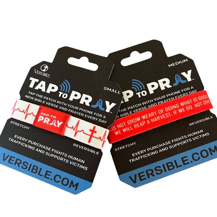Versible - Wholesale Wristband - Tap To Pray™ Wristbands - Lifeline7