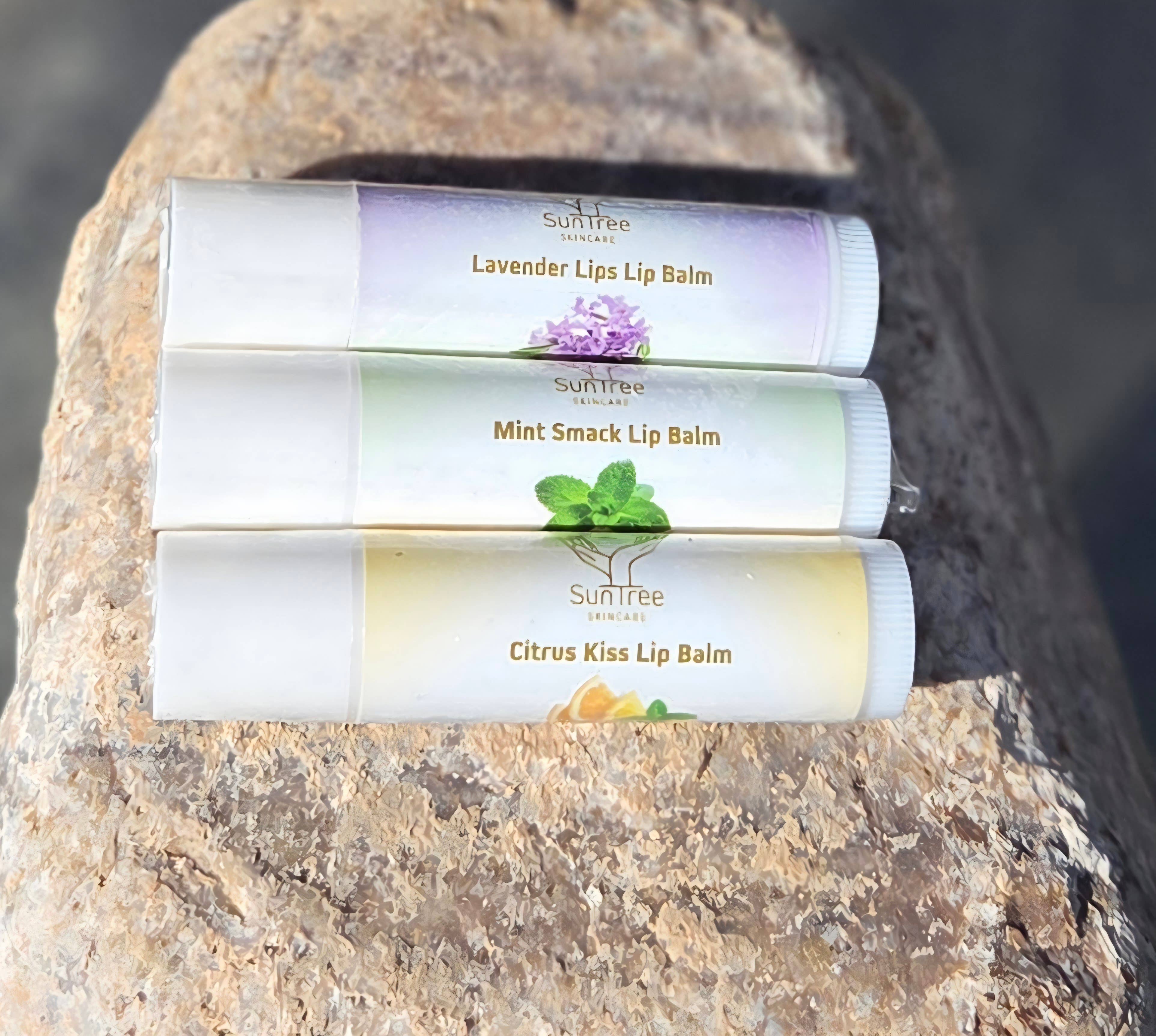 SunTree Skincare - Wholesale Lip Balm - Citrus Kiss Lip Balm2