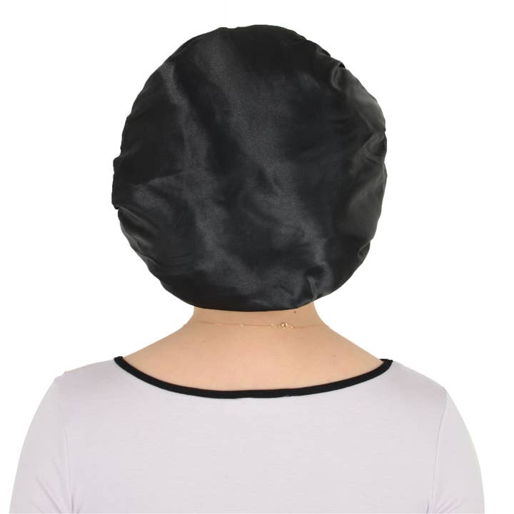 AK Brand - Wholesale Sleep cap / bonnet – women's - Satin Sleep Bonnet Wide Band Hair Protection Curly Hair6